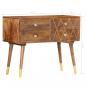 Preview: Sideboard 85×40×70 cm Massivholz Mango