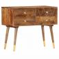 Preview: Sideboard 85×40×70 cm Massivholz Mango