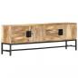 Preview: ARDEBO.de - TV-Schrank 140x30x50 cm Massivholz Mango