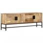 Preview: TV-Schrank 140x30x50 cm Massivholz Mango