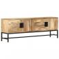 Preview: TV-Schrank 140x30x50 cm Massivholz Mango