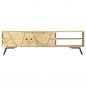 Preview: TV-Schrank 140x30x40 cm Massivholz Mango