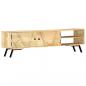 Preview: TV-Schrank 140x30x40 cm Massivholz Mango