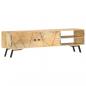 Preview: TV-Schrank 140x30x40 cm Massivholz Mango