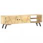 Preview: TV-Schrank 140x30x40 cm Massivholz Mango