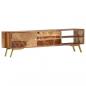 Preview: TV-Schrank 140x30x40 cm Massivholz Palisander