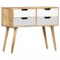 Preview: Sideboard 85 x 40 x 71 cm Massivholz Mango