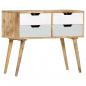 Preview: Sideboard 85 x 40 x 71 cm Massivholz Mango