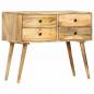 Preview: ARDEBO.de - Sideboard 85 x 40 x 71 cm Massivholz Mango