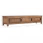 Preview: TV-Schrank 150 x 30 x 30 cm Massivholz Teak