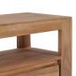 Preview: TV-Schrank 120 x 30 x 40 cm Massivholz Teak