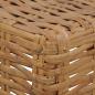 Preview: Couchtisch 47x47x28 cm Rattan Natur