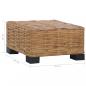 Preview: Couchtisch 47x47x28 cm Rattan Natur