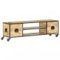 Preview: TV-Schrank 130x30x39 cm Massivholz Mango