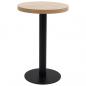 Preview: ARDEBO.de - Bistrotisch Hellbraun 50 cm MDF