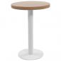 Preview: ARDEBO.de - Bistrotisch Hellbraun 60 cm MDF