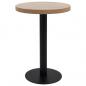 Preview: ARDEBO.de - Bistrotisch Hellbraun 60 cm MDF