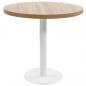 Preview: ARDEBO.de - Bistrotisch Hellbraun 80 cm MDF