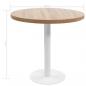 Preview: Bistrotisch Hellbraun 80 cm MDF