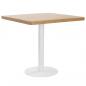 Preview: ARDEBO.de - Bistrotisch Hellbraun 80x80 cm MDF