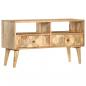 Preview: TV-Schrank 90 x 30 x 50 cm Massivholz Mango