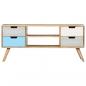 Preview: TV-Schrank 110×35×48 cm Massivholz Mango