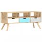 Preview: ARDEBO.de - TV-Schrank 110×35×48 cm Massivholz Mango