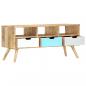 Preview: TV-Schrank 110×35×48 cm Massivholz Mango