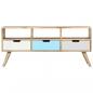 Preview: TV-Schrank 110×35×48 cm Massivholz Mango