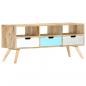 Preview: TV-Schrank 110×35×48 cm Massivholz Mango