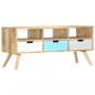 Preview: TV-Schrank 110×35×48 cm Massivholz Mango