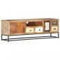 Preview: TV-Schrank 120x30x40 cm Altholz Massiv