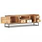 Preview: TV-Schrank 120x30x40 cm Altholz Massiv