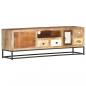 Preview: TV-Schrank 120x30x40 cm Altholz Massiv