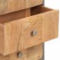 Preview: Highboard mit Schubladen 45x30x100 cm Altholz Massiv