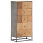 Preview: Highboard mit Schubladen 45x30x100 cm Altholz Massiv