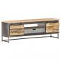 Preview: TV-Schrank 120 x 30 x 40 cm Massivholz Mango