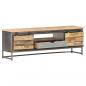 Preview: TV-Schrank 120 x 30 x 40 cm Massivholz Mango