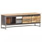 Preview: TV-Schrank 120 x 30 x 40 cm Massivholz Mango