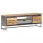 Preview: TV-Schrank 120 x 30 x 40 cm Massivholz Mango