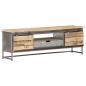 Preview: TV-Schrank 120 x 30 x 40 cm Massivholz Mango