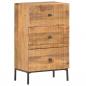 Preview: Sideboard 45 x 30 x 75 cm Mango-Massivholz