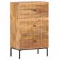 Preview: Sideboard 45 x 30 x 75 cm Mango-Massivholz