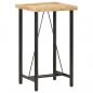 Preview: ARDEBO.de - Bartisch 60x60x107 cm Raues Mangoholz  