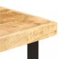 Preview: Bartisch 60x60x107 cm Raues Mangoholz  