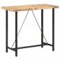 Preview: ARDEBO.de - Bartisch 120x58x107 cm Raues Mangoholz