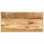 Preview: Bartisch 120x58x107 cm Raues Mangoholz