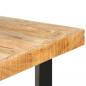 Preview: Bartisch 180x70x107 cm Raues Mangoholz