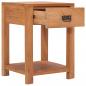 Preview: Nachttisch 35x35x50 cm Massivholz Teak