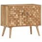 Preview: Sideboard 75 x 35 x 65 cm Massivholz Akazie